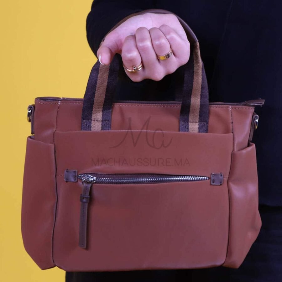 Nomade – Sac à main en Marron.
