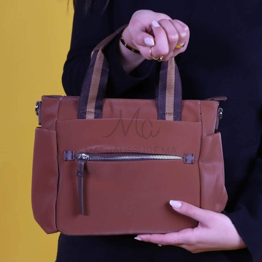 Nomade – Sac à main en Marron.