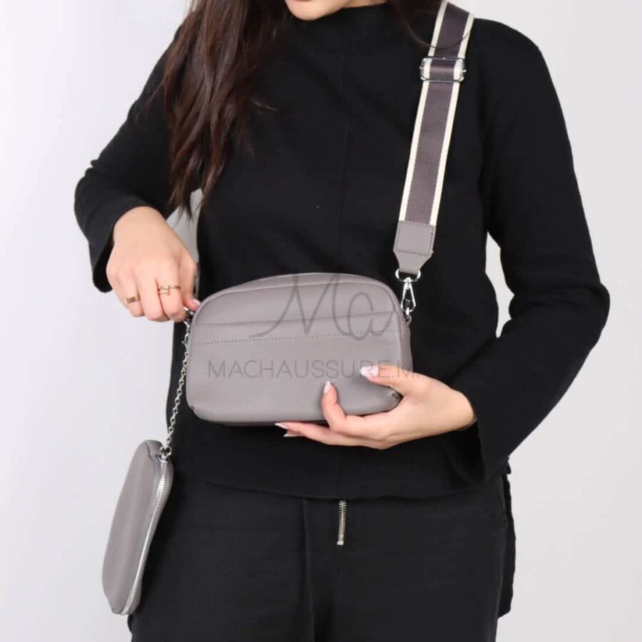 PopBag – Sac à main en Gris.