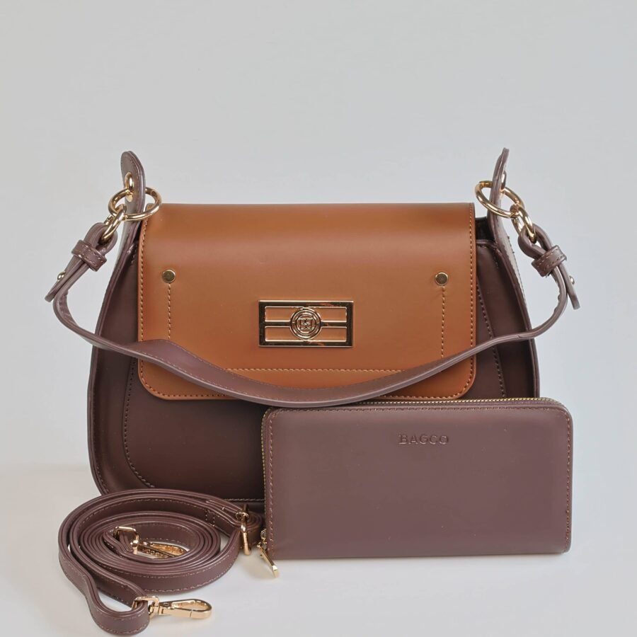 Virela – Sac à main en Coffee.