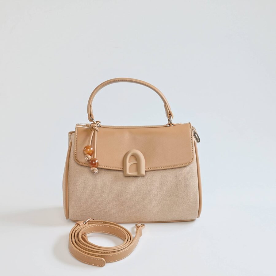 Rita – Sac à main en Beige.