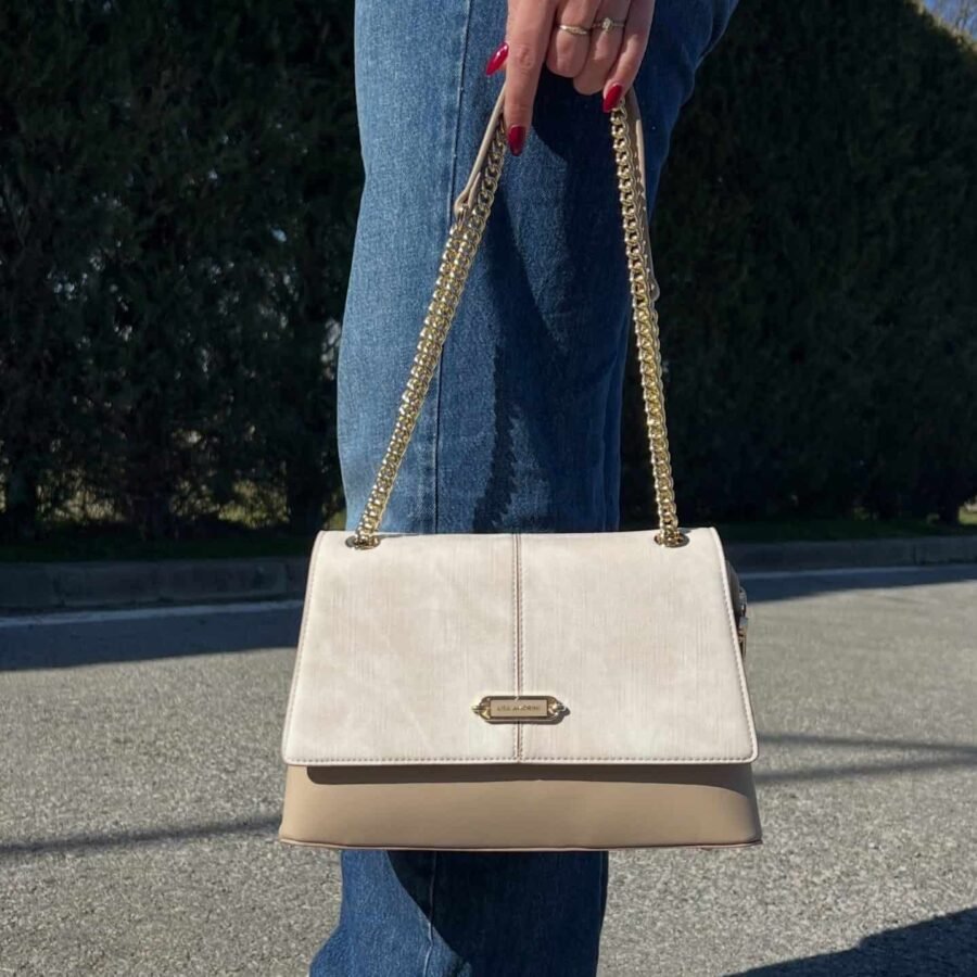 Ravora – Sac à main en Blanc cassé.