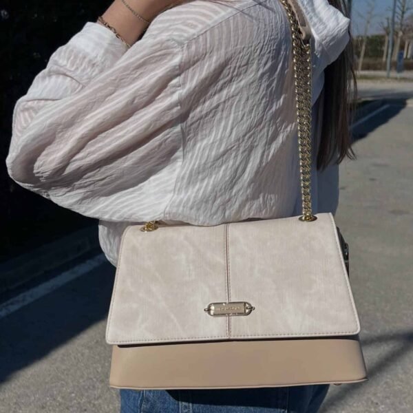Ravora – Sac à main en Blanc cassé.
