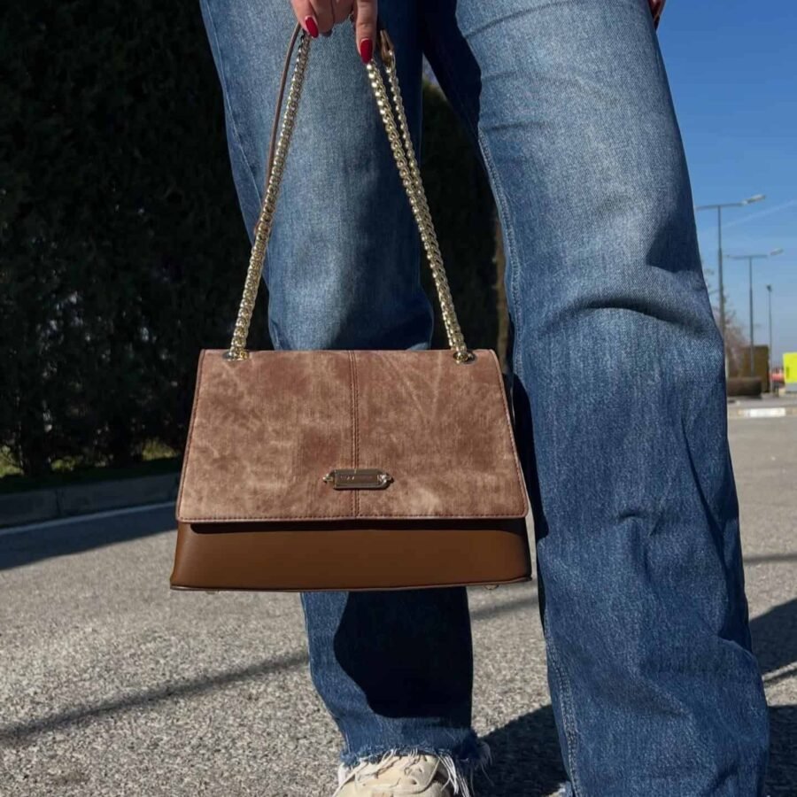 Ravora – Sac à main en Coffee.