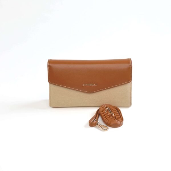 Glamy – Pochette Femmes en Beige.