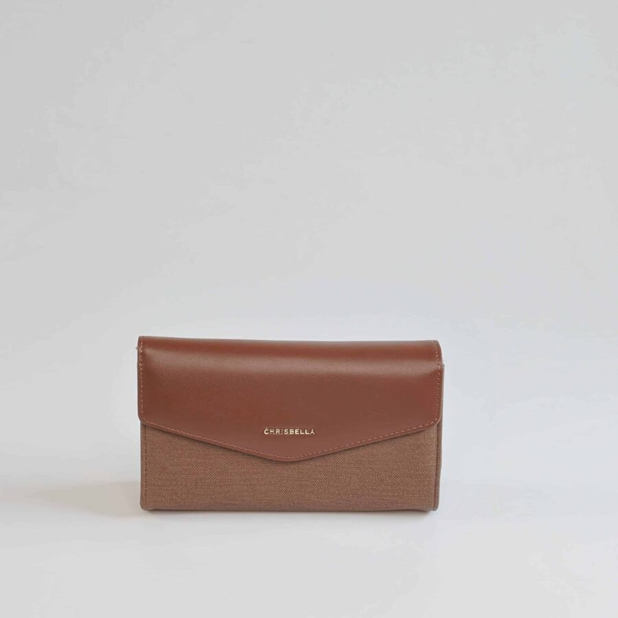 Glamy – Pochette Femmes en Coffee.