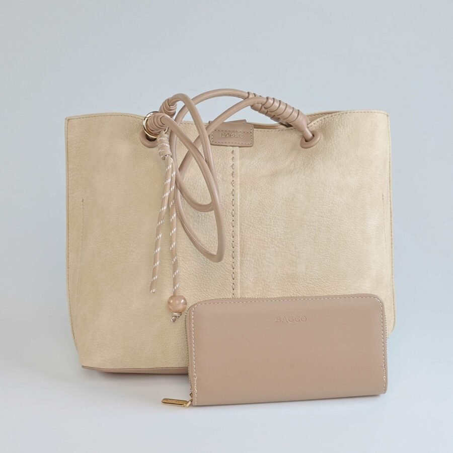 Laya – Sac à main en Beige.