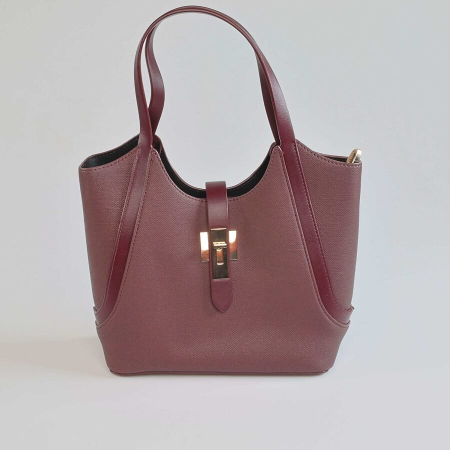 Beauty – Sac à main en Bordeau.