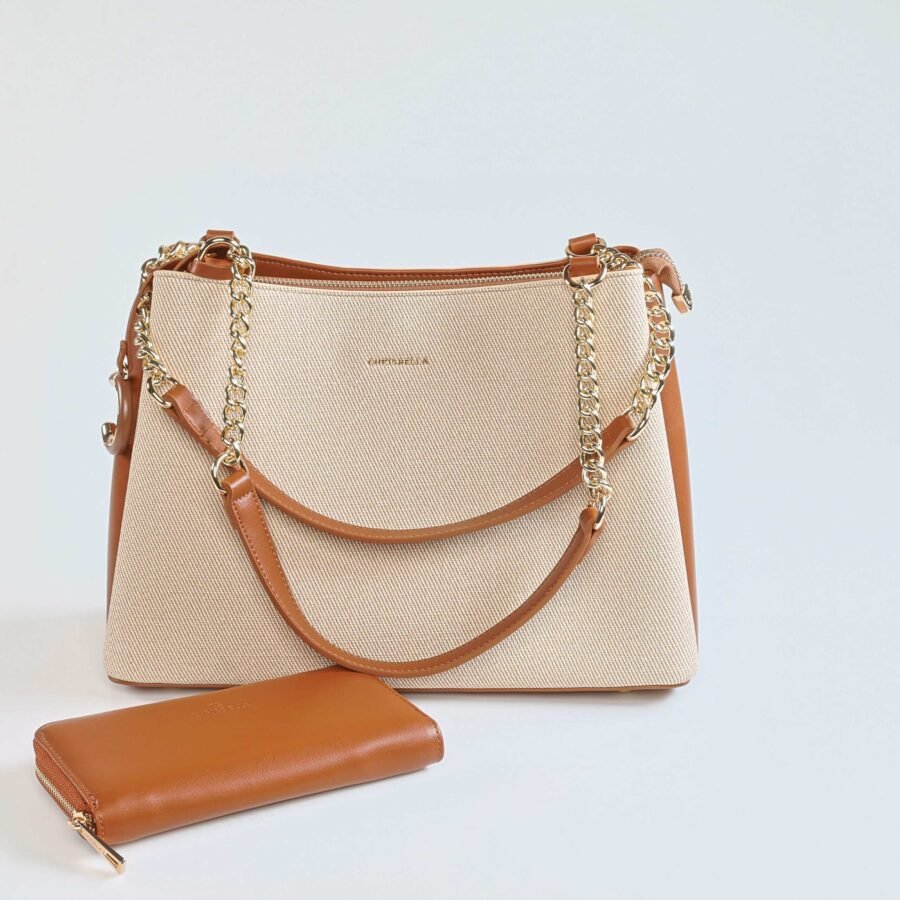Mode – Sac à main en Beige.
