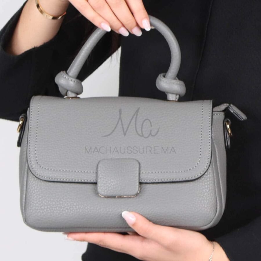 Sophistiqué – Sac à main en Gris.