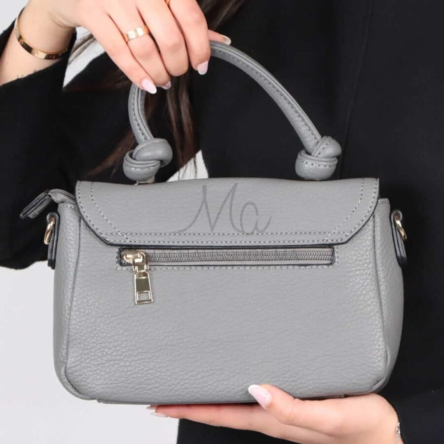 Sophistiqué – Sac à main en Gris.
