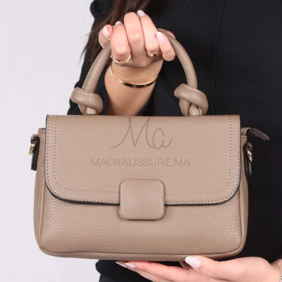 Sophistiqué – Sac à main en Kaki.