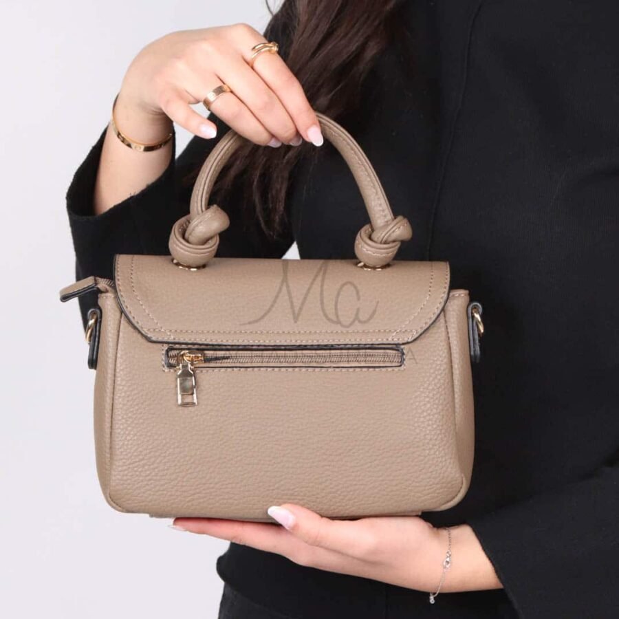 Sophistiqué – Sac à main en Kaki.