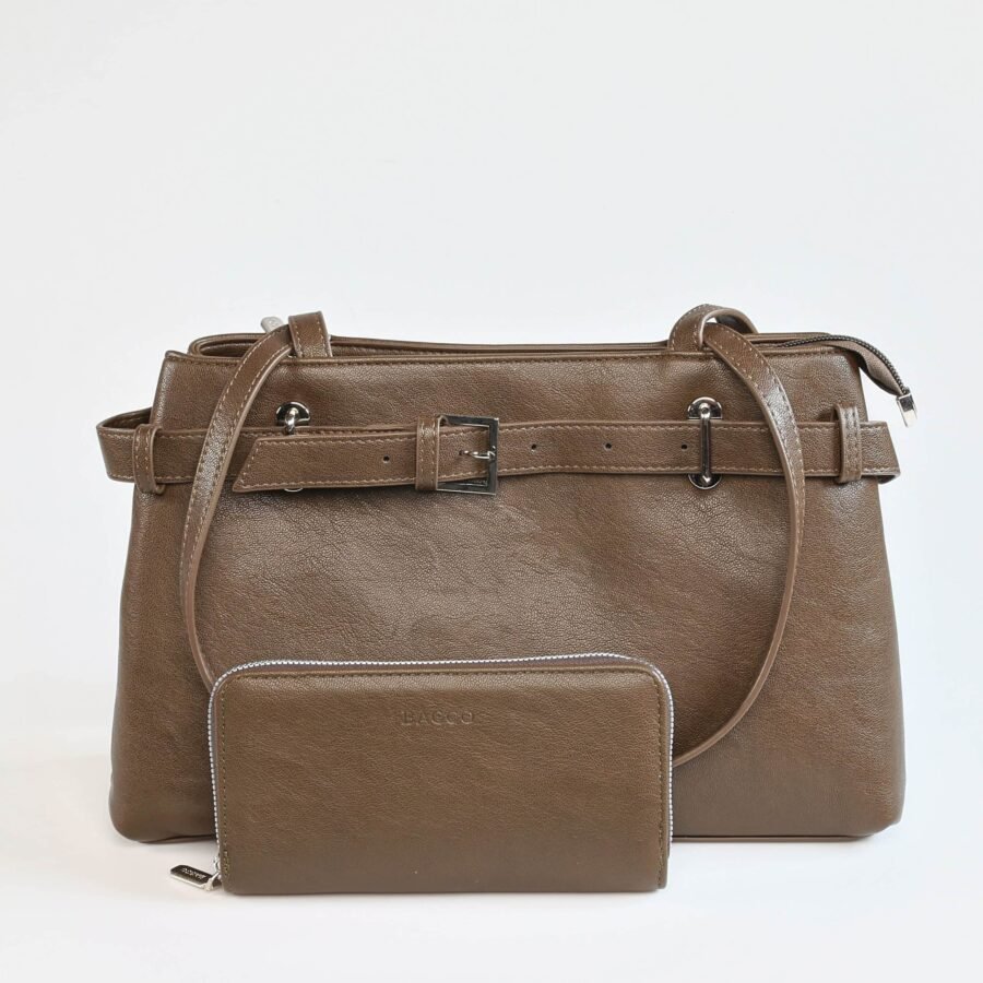Noly – Sac à main en Coffee.