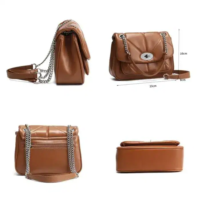 Superb – Sac à main en Tabac.