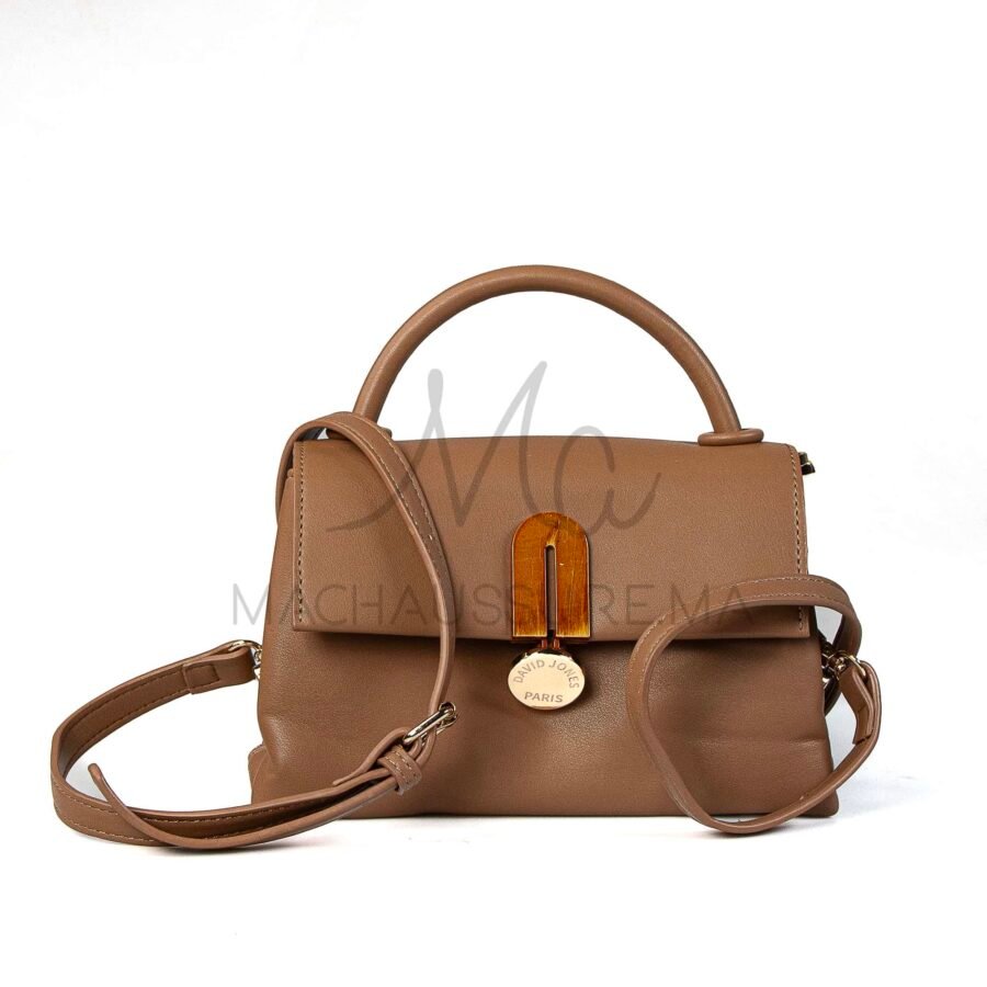 Alma – Sac à main en Camel.