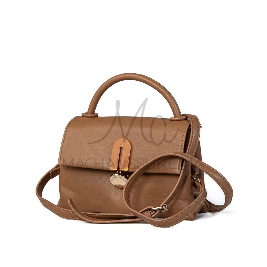 Alma – Sac à main en Camel.