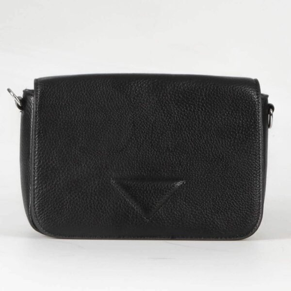 Velours – Sac à main en Noir.