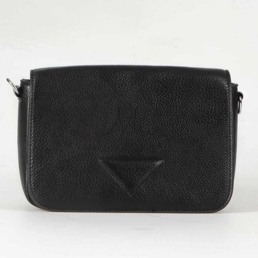 Velours – Sac à main en Noir.