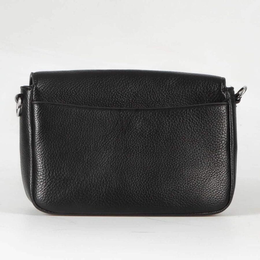 Velours – Sac à main en Noir.