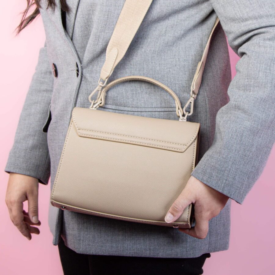 Zeste – Sac à main en Taupe.