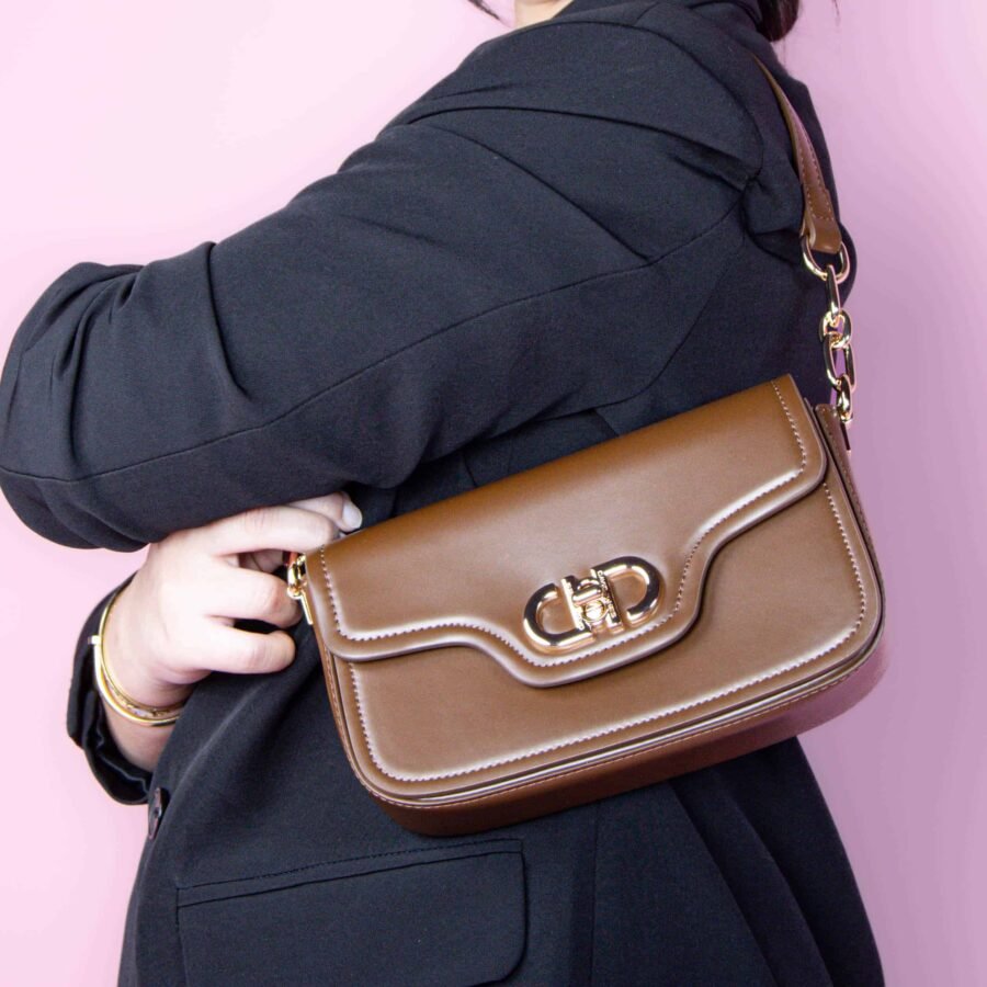 Roisin – Sac à main en Coffee.