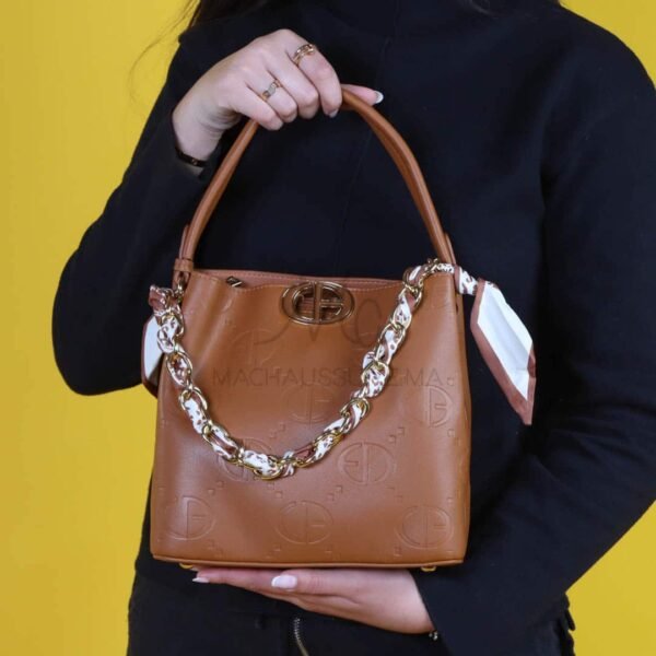Evasion – Sac à main en Marron.