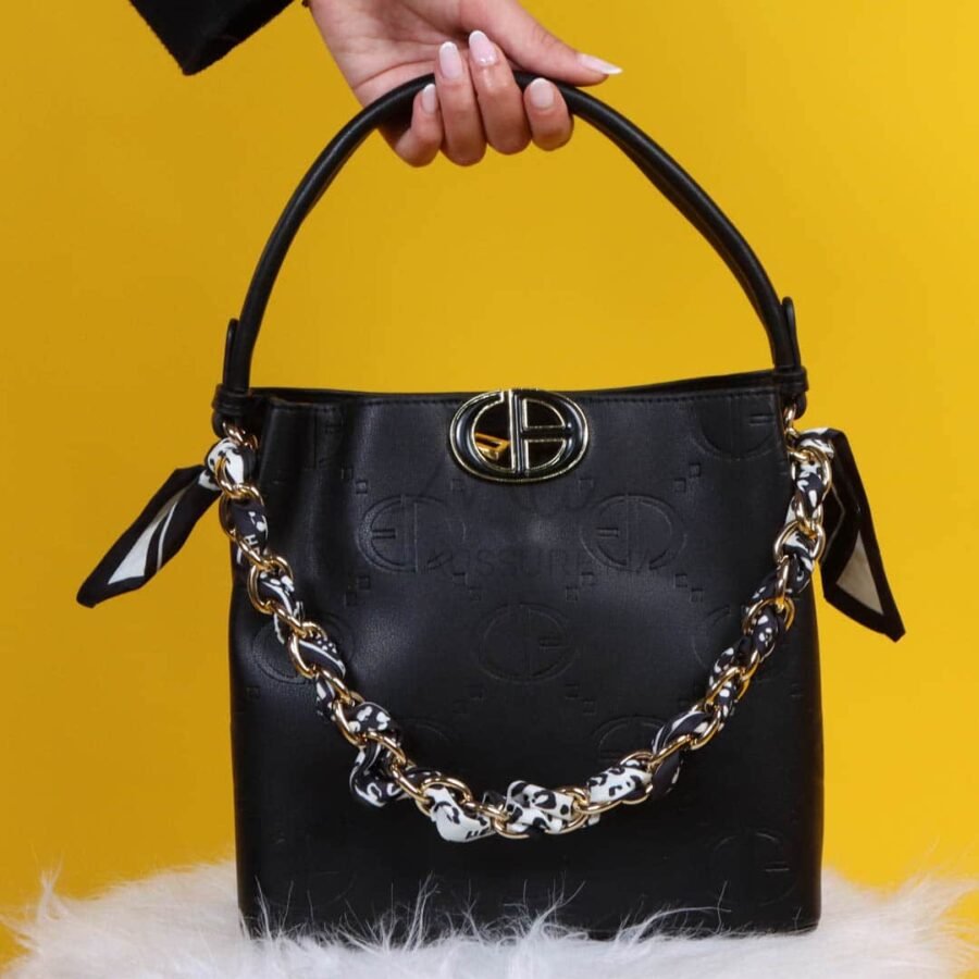 Evasion – Sac à main en Noir.
