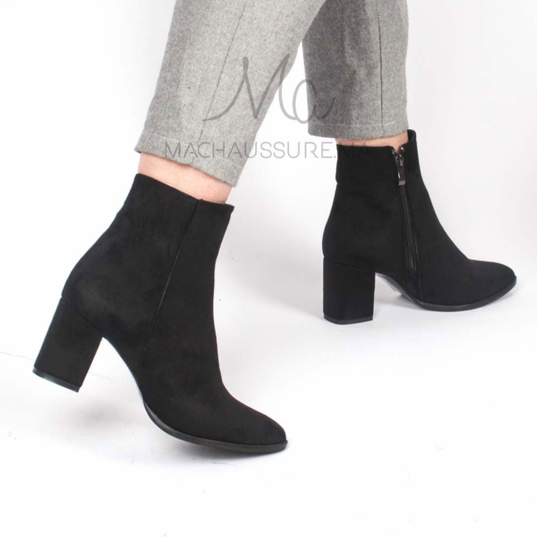 KEYLA - Bottines à talons -Noir.