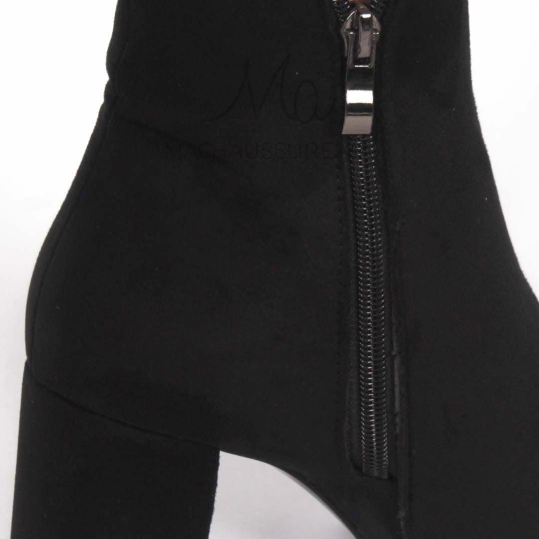 KEYLA - Bottines à talons -Noir.