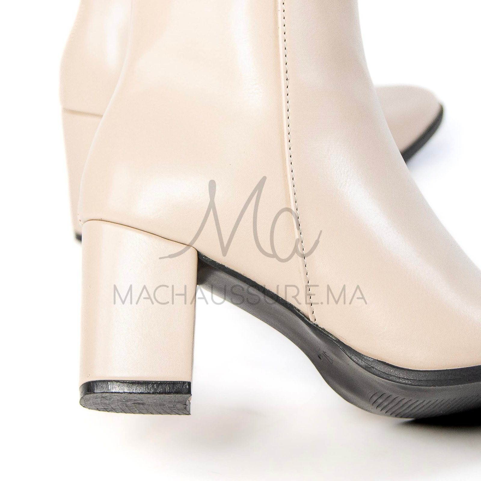 KEYLA - Bottines à talons -Beige.