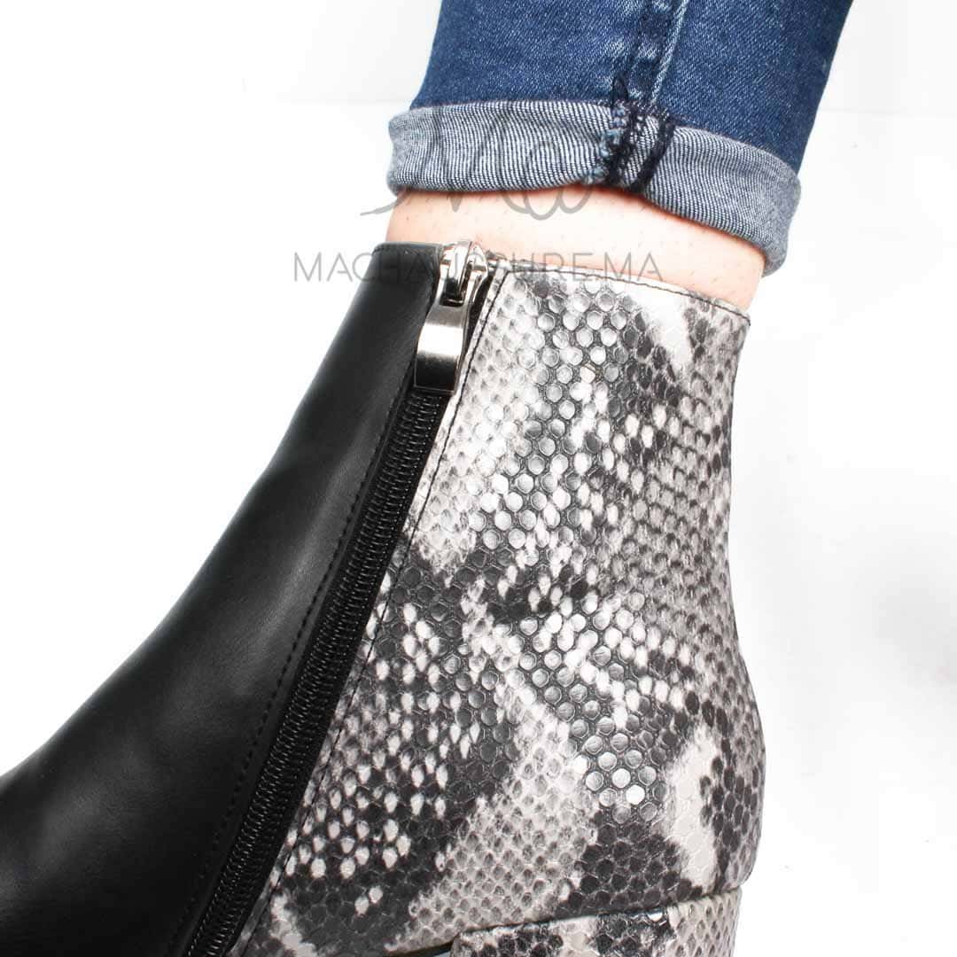 JEFFERY - Bottines à talons - Noir.
