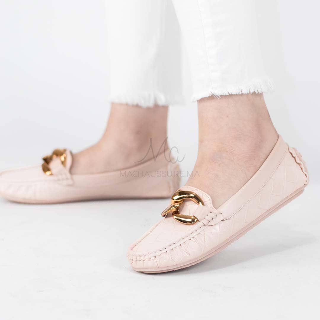 CHANNEL - Mocassins en Beige.