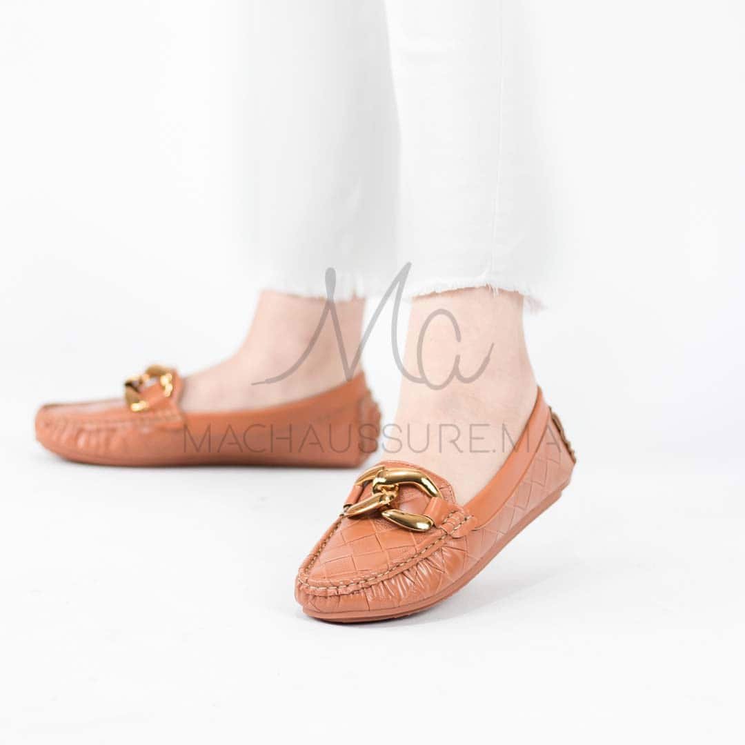 CHANNEL - Mocassins en Tabac.