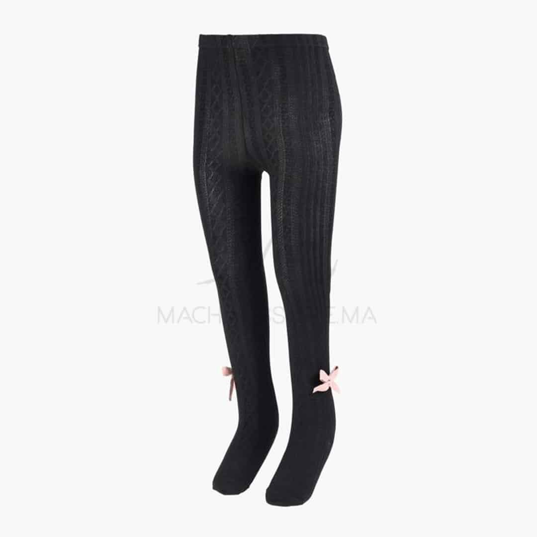 Collants pour bébé en coton en Noir.