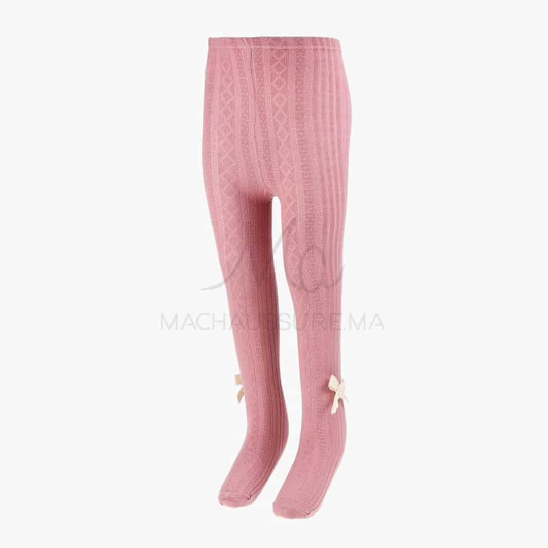Collants pour bébé en coton en Rose.