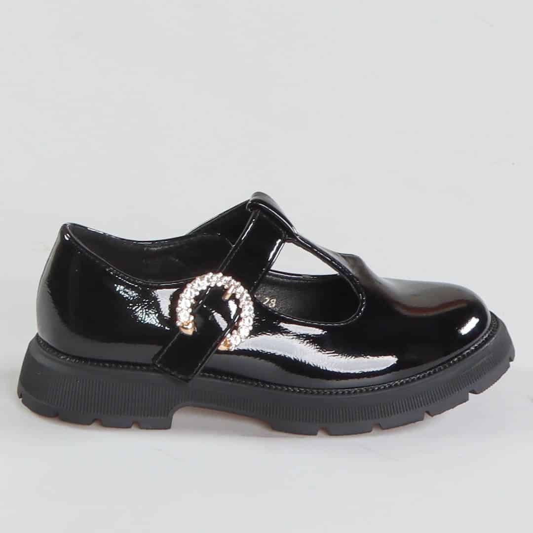 Sahar - Ballerines fille en Noir.