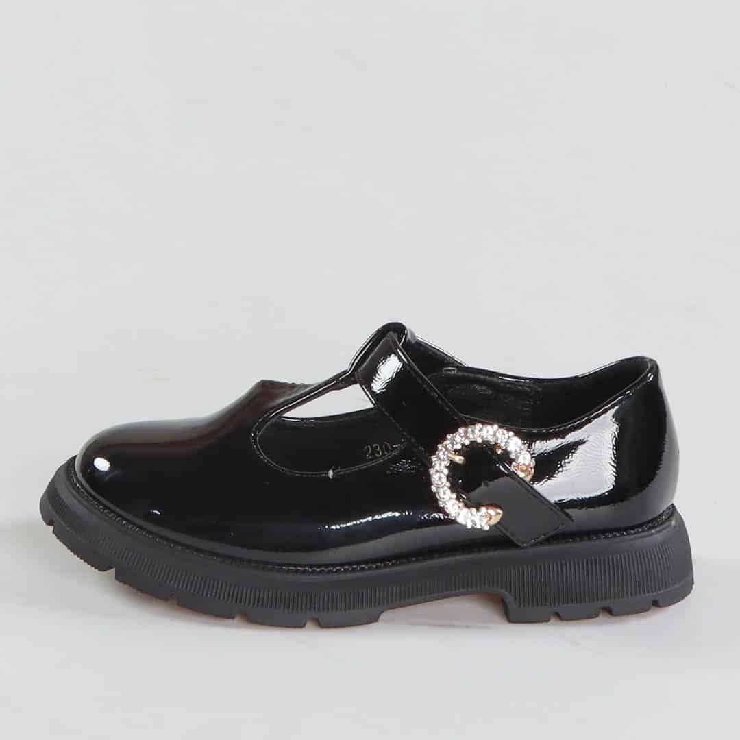 Sahar - Ballerines fille en Noir.