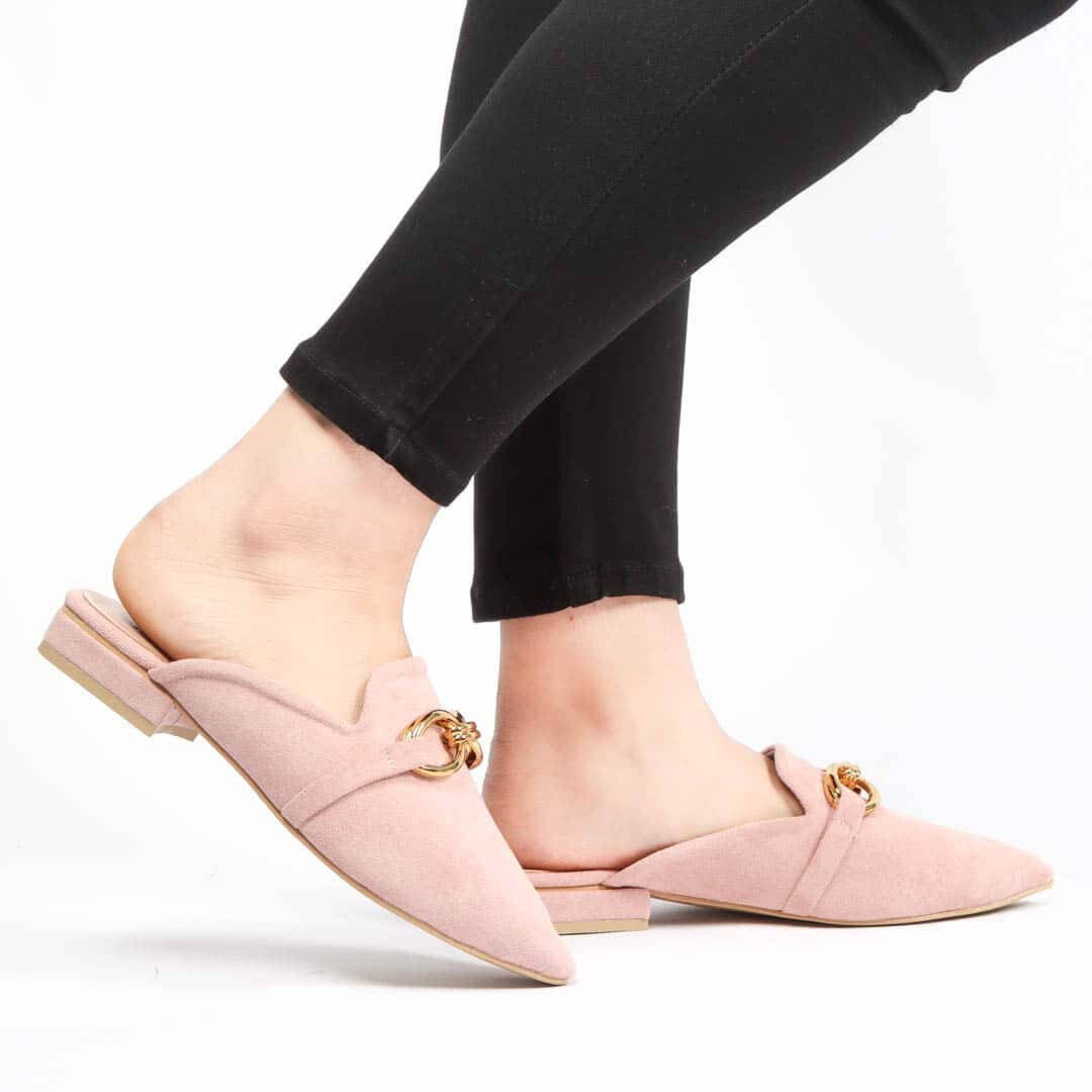 ANJAZ – Mules Femmes en Rose.