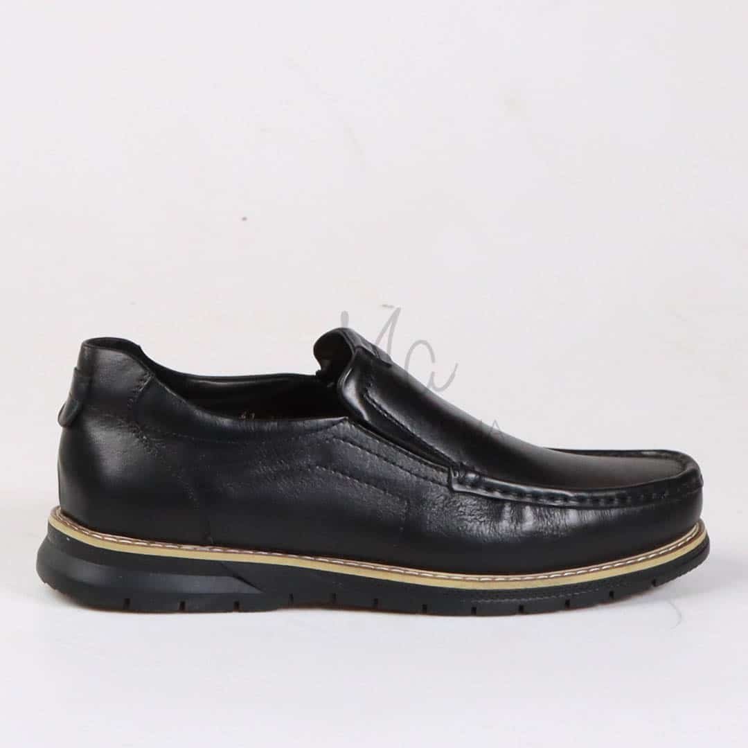 Confort Absolu - Chaussures de ville en cuir Noir.