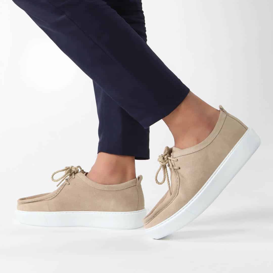 AMER - Chaussures à lacets pour Hommes 100% Cuir.