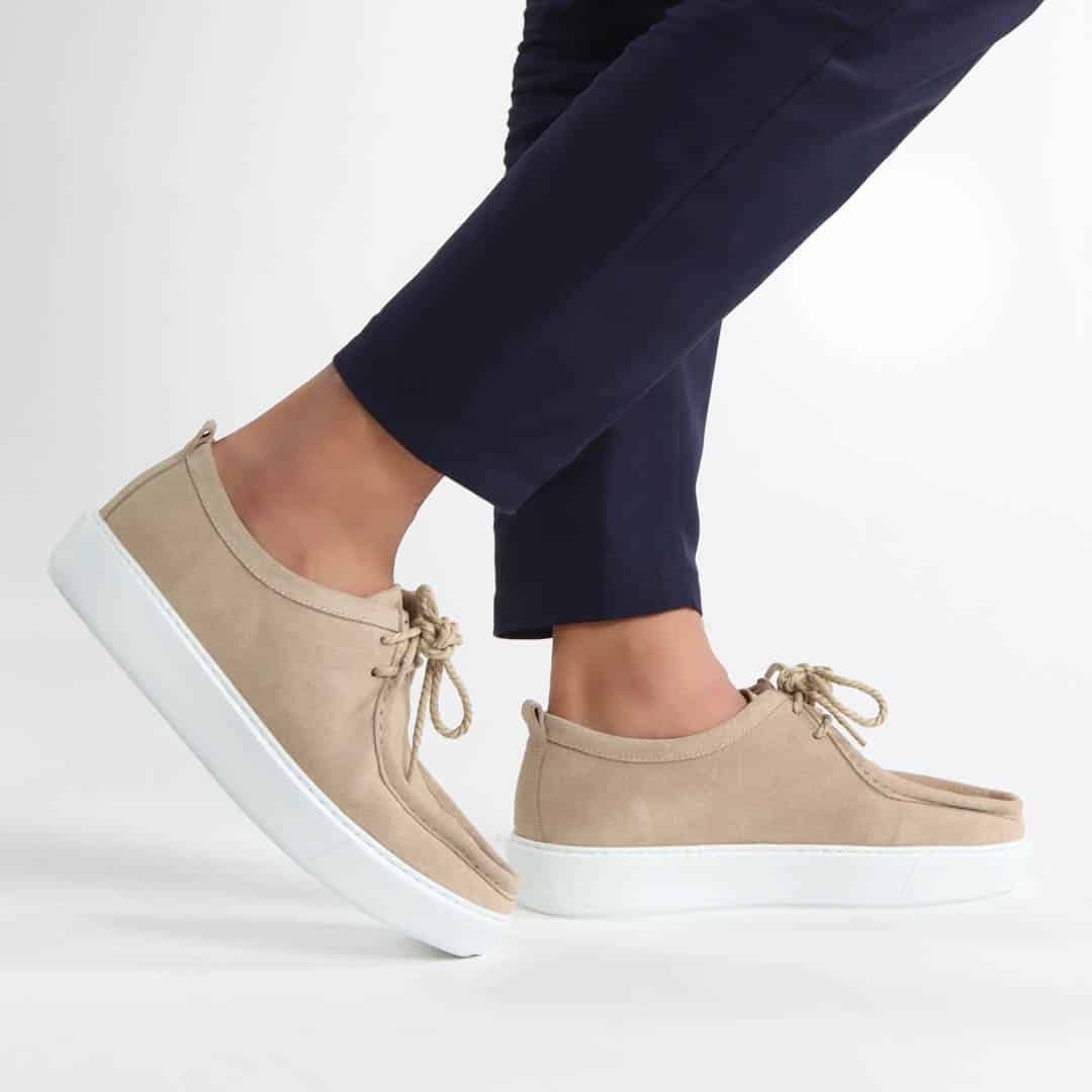 AMER - Chaussures à lacets pour Hommes 100% Cuir.