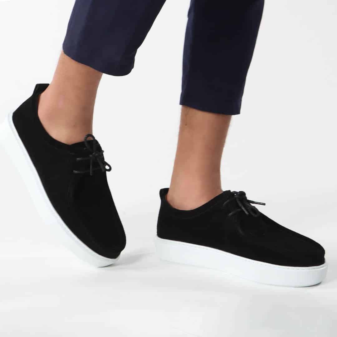 AMER - Chaussures à lacets pour Hommes 100% Cuir.