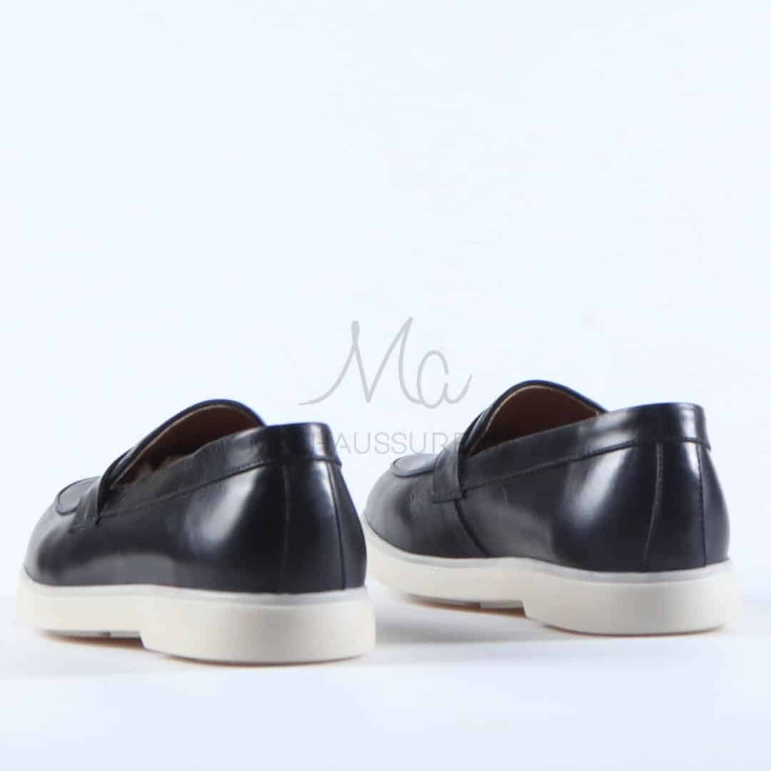 Bruno - Mocassins Hommes en Noir.