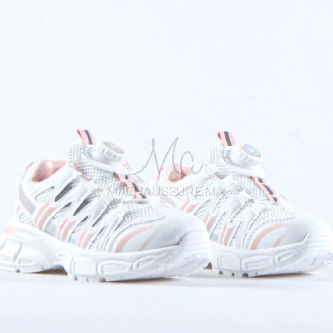 Sonopy - Baskets Respirantes Pour Enfants en Rose.