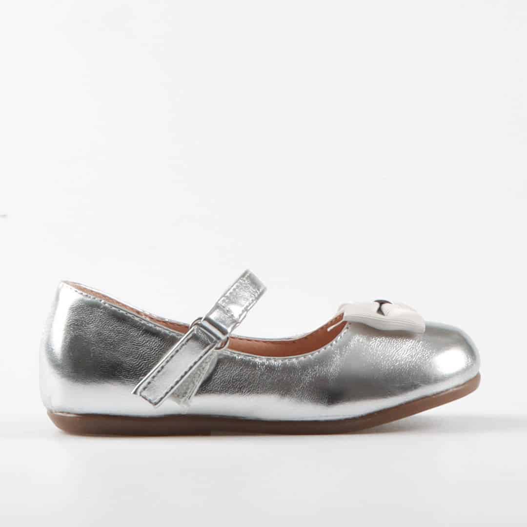 Jorgy – Ballerines pour fille en Argenté.