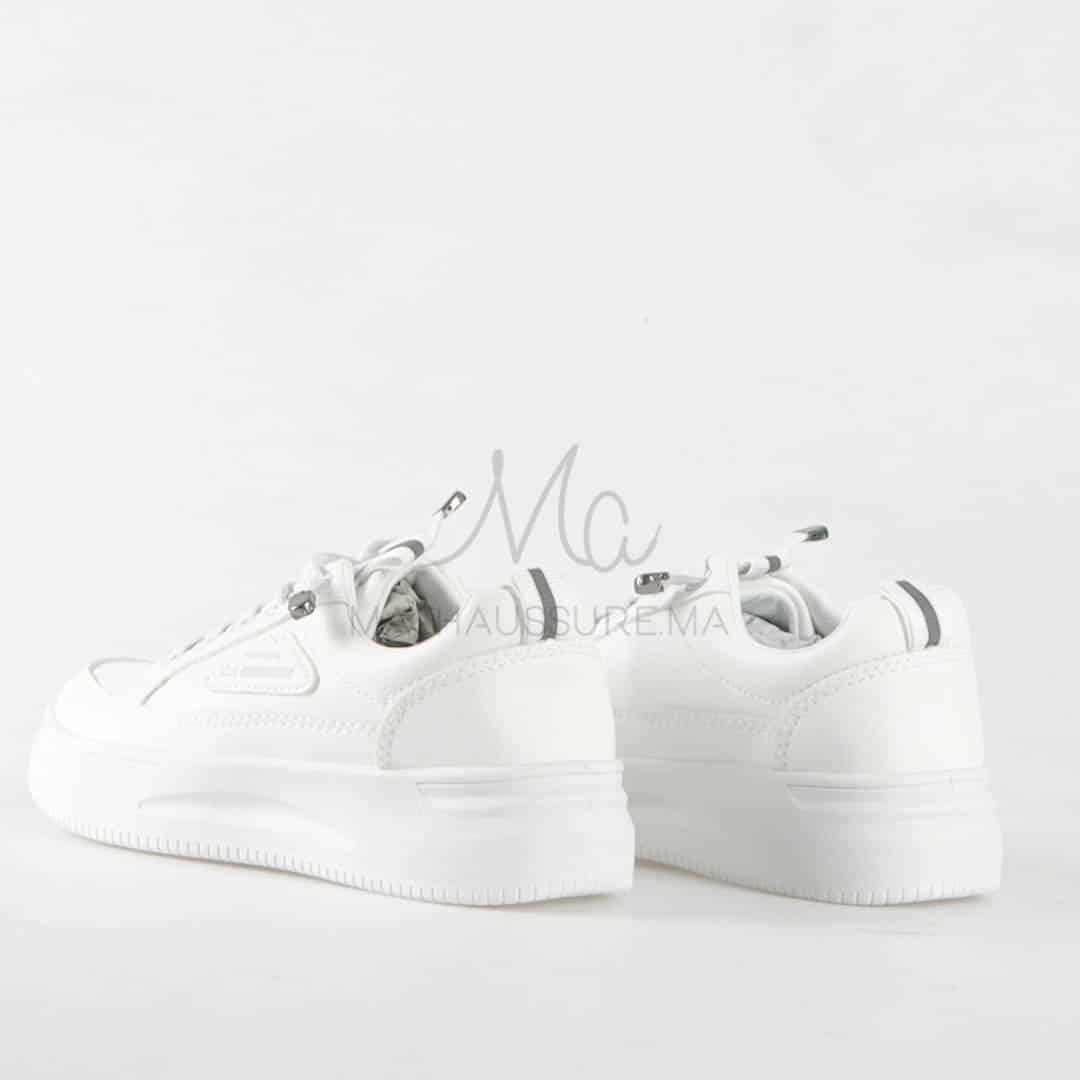 Beleev – Baskets enfants en Blanc.