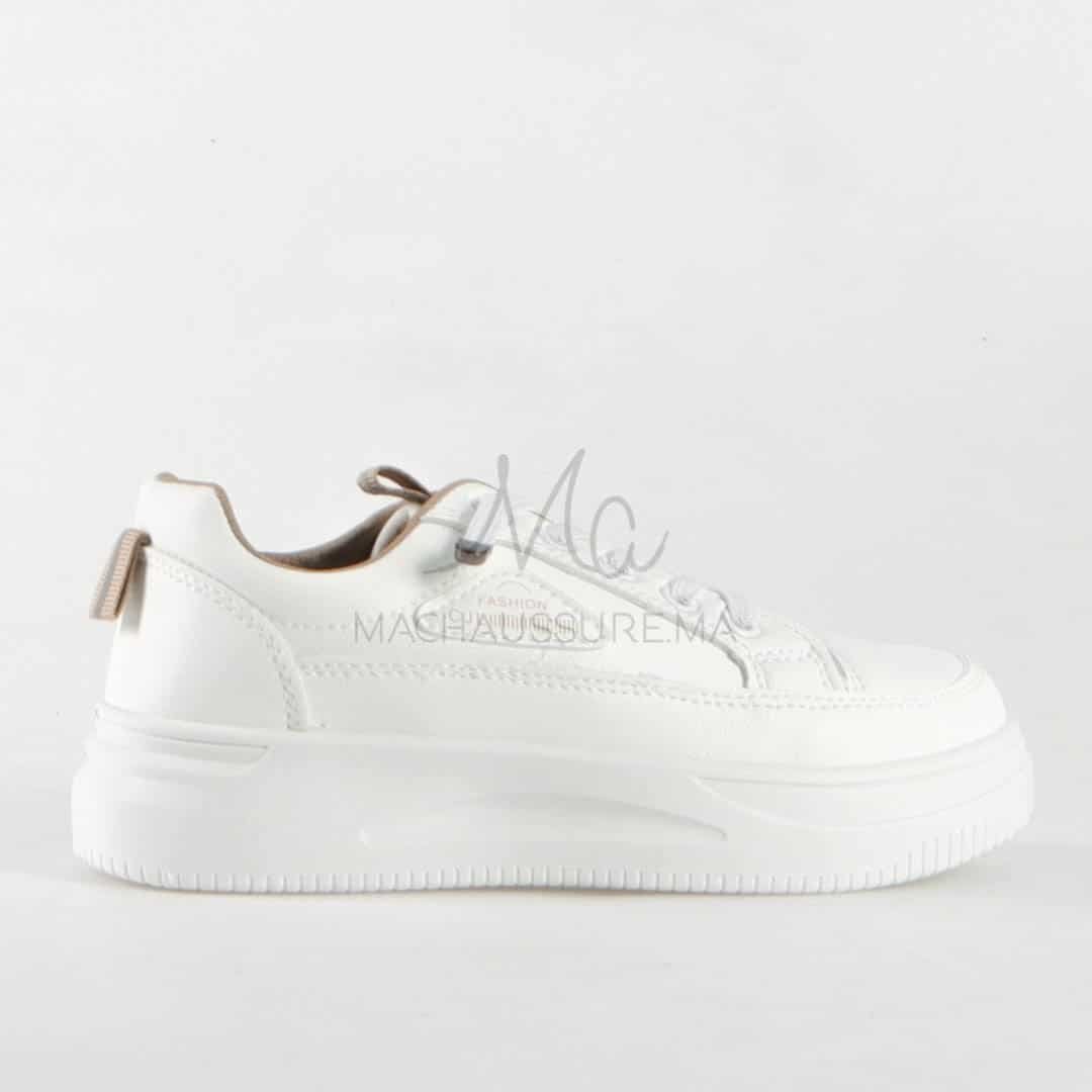 Beleev – Baskets enfants en Kaki.
