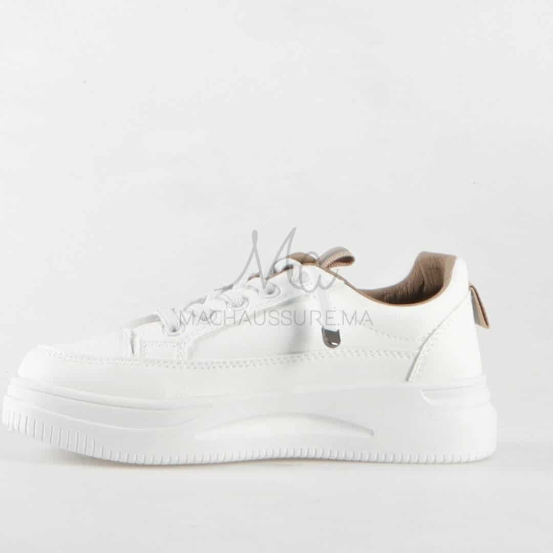 Beleev – Baskets enfants en Kaki.