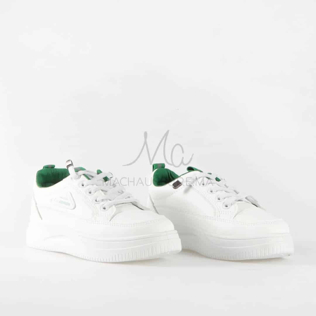 Beleev – Baskets enfants en Vert.